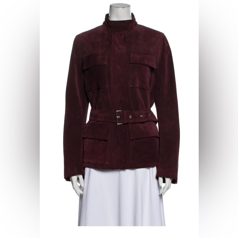 Suede Belstaff utility jacket XL/US12/IT48